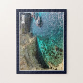 Malta Comino Blauwe Lagune Turquoise Blauw Water Legpuzzel (Verticaal)
