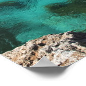 Malta, Comino-eiland, de blauwe lagune Poster (Hoek)