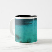 Malta, Comino-eiland, de blauwe lagune Tweekleurige Koffiemok (Voorkant links)