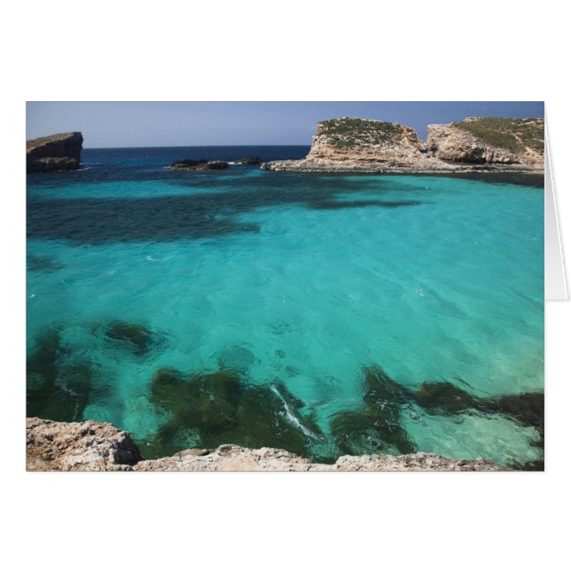 Malta, Comino-eiland, The Blue Lagoon (Voorkant Horizontaal)