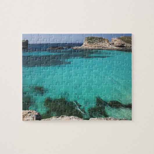 Malta, Comino-eiland, The Blue Lagoon Legpuzzel (Horizontaal)