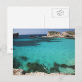 Malta, Comino en de blauwe lagune Briefkaart (Voorkant / Achterkant)