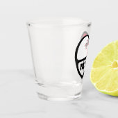 Malta Country Code Flag Heart, MLT Shot Glas (Links)