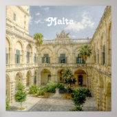 Malta Courtyard Poster (Voorkant)