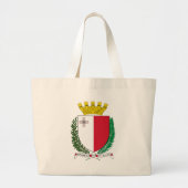 malta embleem grote tote bag (Voorkant)