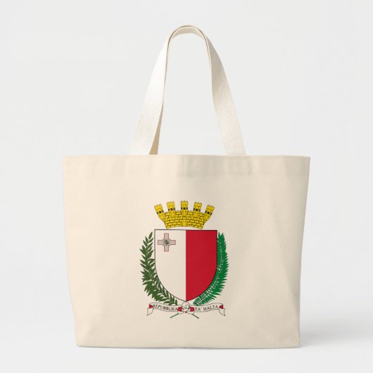 malta embleem grote tote bag (Voorkant)