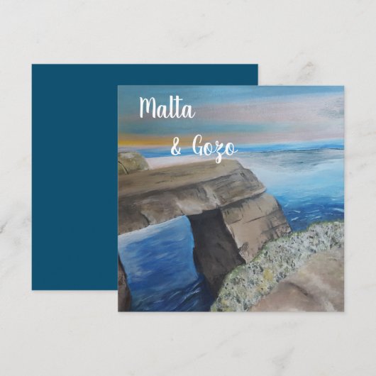 Malta en Gozo Briefkaart (Voorkant / Achterkant)