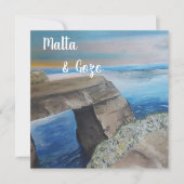 Malta en Gozo Briefkaart (Voorkant)