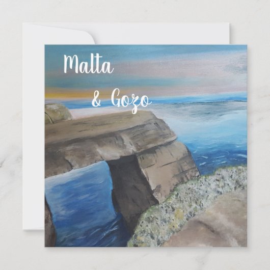 Malta en Gozo Briefkaart (Voorkant)