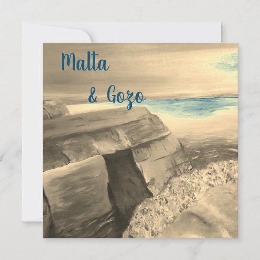 Malta en Gozo Briefkaart (Voorkant)