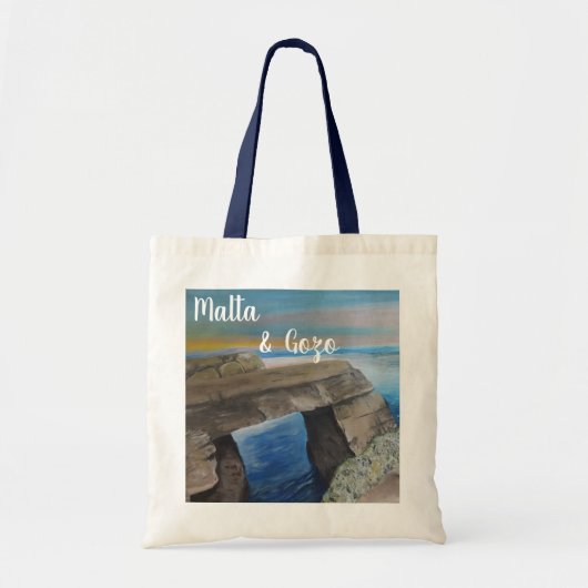 Malta en Gozo souvenir Canvas tas (Voorkant)
