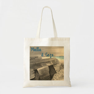 Malta en Gozo souvenir Canvas tas