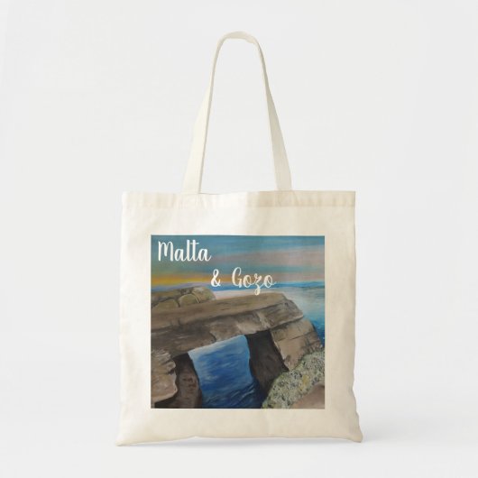 Malta en Gozo souvenir Canvas tas (Voorkant)