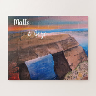 Malta en Gozo souvenir Puzzle Legpuzzel