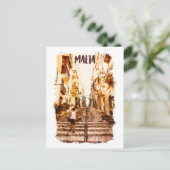 Malta Europese eilandarchitectuur Briefkaart (Staand voorkant)