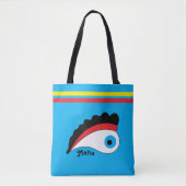 Malta Eye kleurrijk Tote Bag (Voorkant)