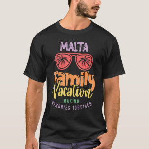 Malta Family Vacking Matching Outfit T-shirt