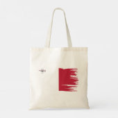 Malta Flag Brush Art Tote Bag (Achterkant)