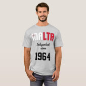 Malta Flag Independence Celebration T-shirt (Voorkant volledig)
