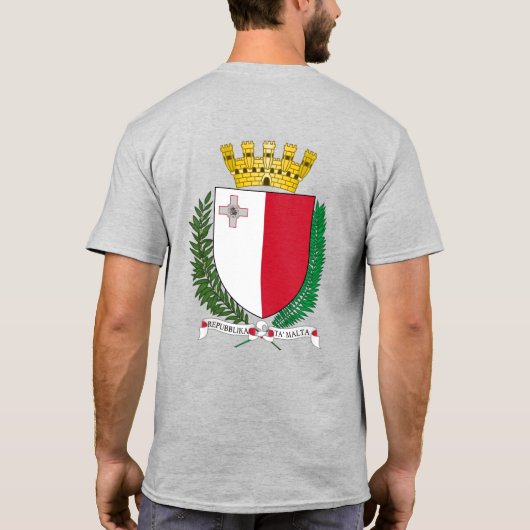 Malta Flag Independence Celebration T-shirt (Achterkant)