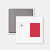 Malta FLAG International Magneet (Voorkant / Achterkant)