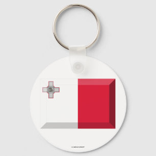 Malta Flag Jewel Sleutelhanger