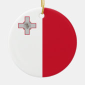 Malta Flag Ornament (Voorkant)
