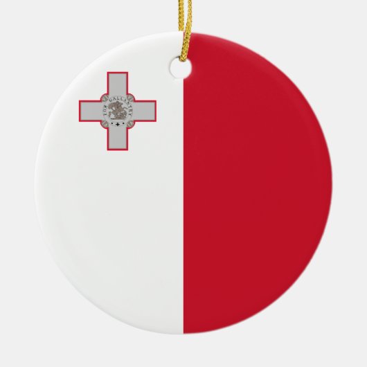 Malta Flag Ornament (Voorkant)