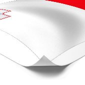 Malta Flag Poster Print (Hoek)