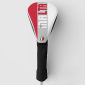 Malta Flag Prachtige Patriotic Golfheadcover (Voorkant)