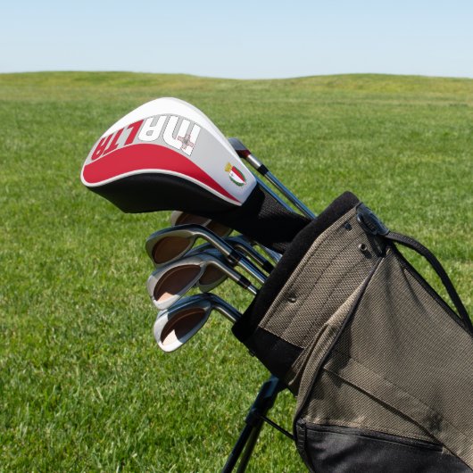 Malta Flag Prachtige Patriotic Golfheadcover (Insitu)