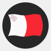 Malta Flag Sticker (Voorkant)