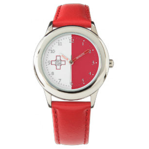 Malta Flag Watch Horloge