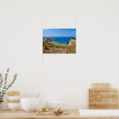 Malta Ghajn Tuffieha Bay Mediterranean Island Poster (Keuken)