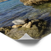 Malta Ghajn Tuffieha Bay Stone Cairn Poster (Hoek)