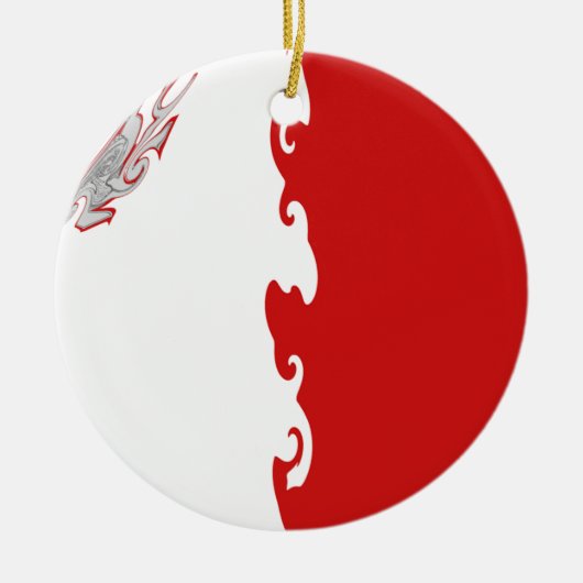 Malta Gnarly Flag Keramisch Ornament (Voorkant)