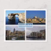Malta - Gozo Mt Azure Window - La Valletta - Briefkaart (Voorkant)
