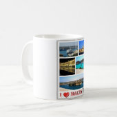 Malta - I Love - Koffiemok (Voorkant links)