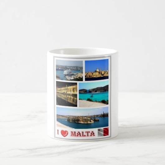 Malta - I Love - Koffiemok (Center)