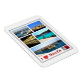 Malta - I Love - Magneet (Rechterzijde)