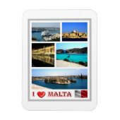 Malta - I Love - Magneet (Verticaal)