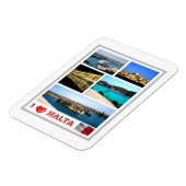 Malta - I Love - Magneet (Linkerzijde)