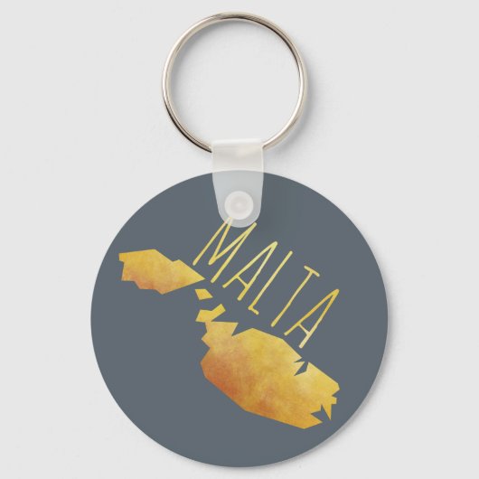 Malta-kaart Sleutelhanger (Voorkant)