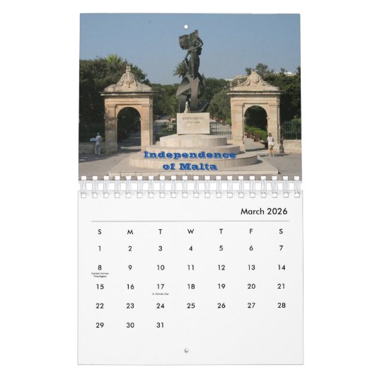 Malta Kalender (Mar 2026)