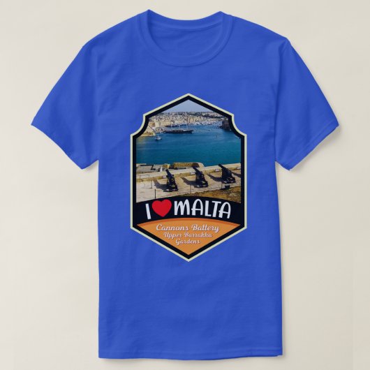 Malta kanonnen batterij t-shirt (Design voorkant)