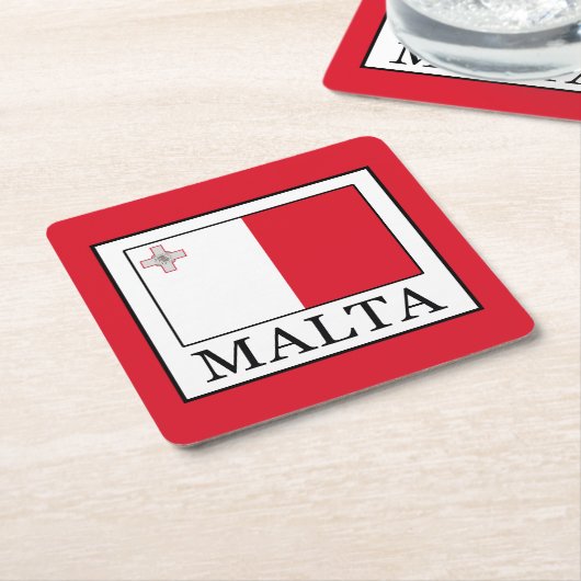 Malta Kartonnen Onderzetters (Schuin)