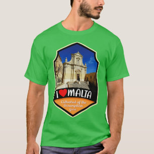 Malta Kathedraal van de veronderstelling Gozo T-shirt
