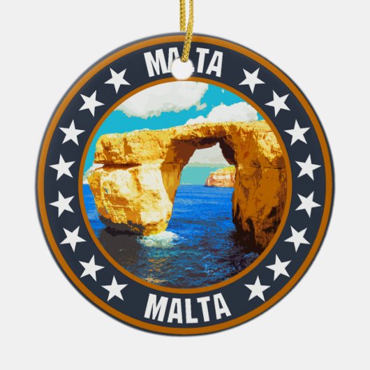 Malta Keramisch Ornament (Voorkant)