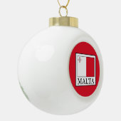 Malta Keramische Bal Ornament (Links)