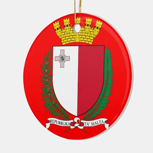 MALTA* kerstversiering Keramisch Ornament (Links)